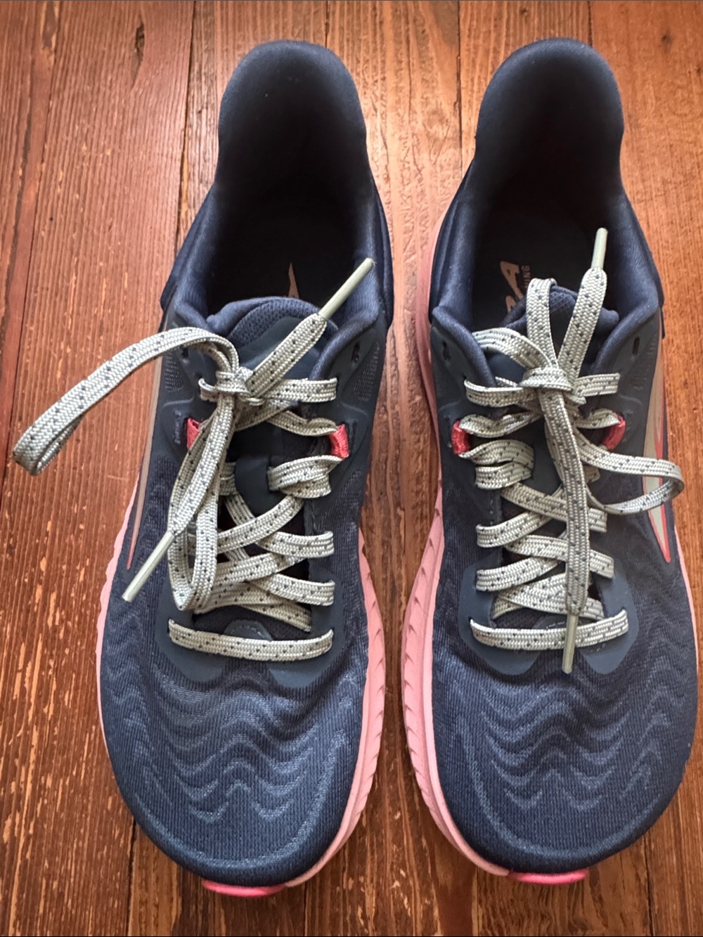 Altra Navy Running Shoe with Pink Accent